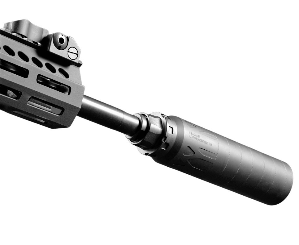 Dead Air Xeno mount and flash hider combo with suppressor on a rifle